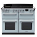 ESDLB110EIPMSB/CM1 Rangemaster Estel Deluxe 110cm Induction Range Cooker - Misty Blue + Chrome