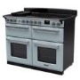 Rangemaster Estel Deluxe 110cm Induction Range Cooker - Misty Blue + Chrome