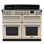 Rangemaster Estel Deluxe 110cm Induction Range Cooker - Pale Cream + Chrome