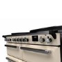 Rangemaster Estel Deluxe 110cm Induction Range Cooker - Pale Cream + Chrome