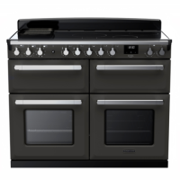 Rangemaster Estel Deluxe 110cm Induction Range Cooker - Slate + Chrome