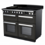 Rangemaster Estel Deluxe 110cm Induction Range Cooker - Slate + Chrome