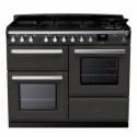 ESDLO110DFPSLT/CM1 Rangemaster Estel Deluxe 110cm Dual Fuel Range Cooker - Slate + Chrome