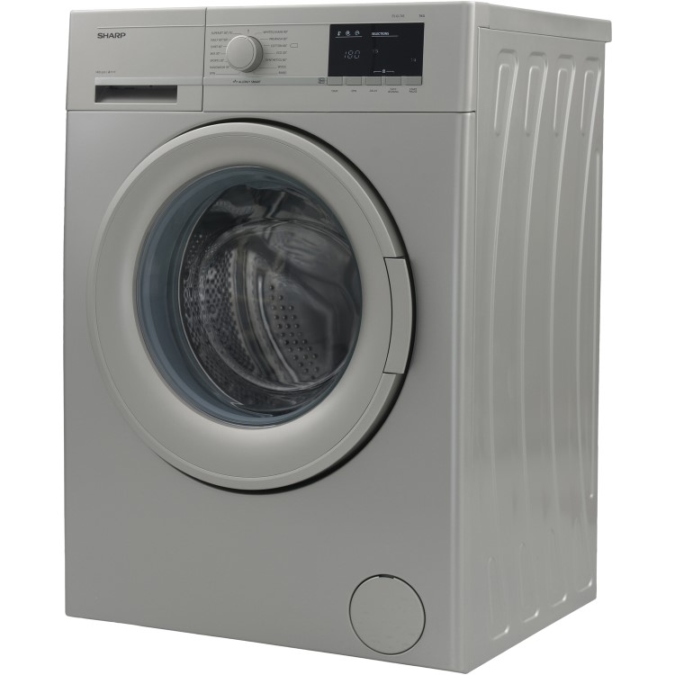 Sharp ESGL74S 7kg 1400rpm Freestanding Washing Machine Silver