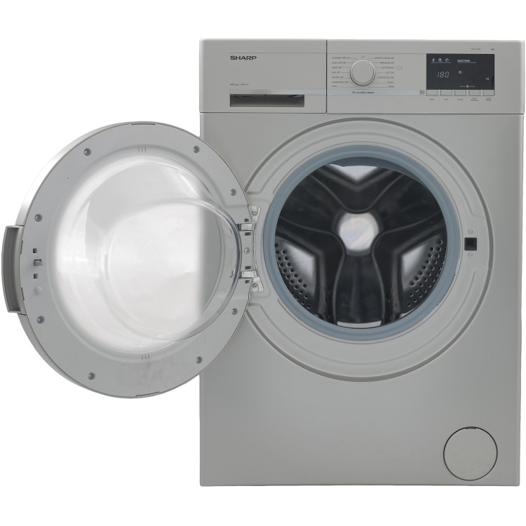Sharp ESGL74S 7kg 1400rpm Freestanding Washing Machine Silver