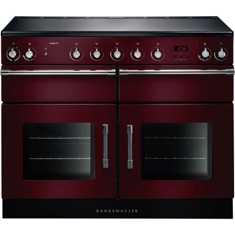 Rangemaster ESP110EICYC Esprit 110cm Induction Range Cooker - Cranberry