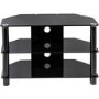 Alphason ESS800/3-BLK Essentials 3 Shelf TV Stand for up to 32" TVs - Black