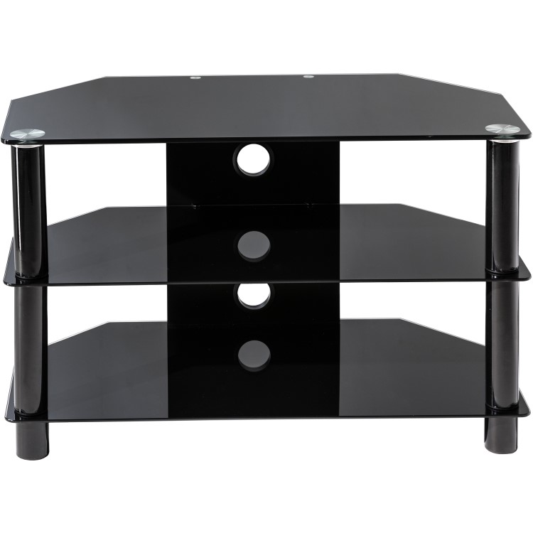 Alphason ESS800/3-BLK Essentials 3 Shelf TV Stand for up to 32" TVs - Black