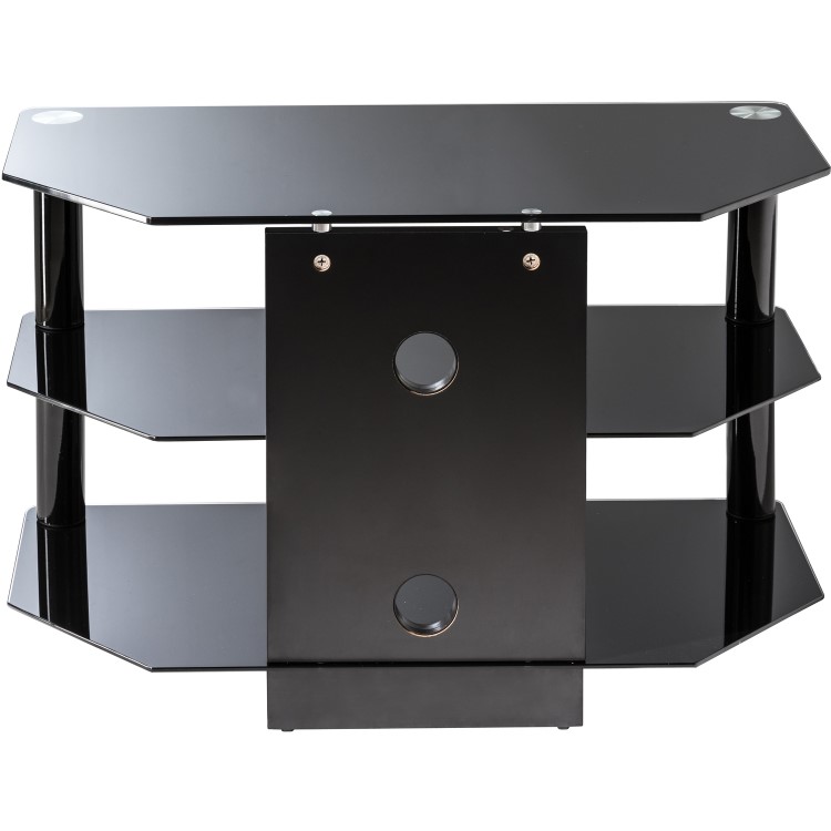 Alphason ESS800/3-BLK Essentials 3 Shelf TV Stand for up to 32" TVs - Black