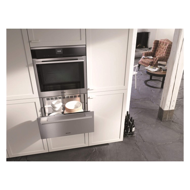 Miele ESW6129clst ESW 6129 Sous Chef Touch Control Push-to-open Food And Crockery Warming Drawer With Slow Cook Funciton - CleanSteel