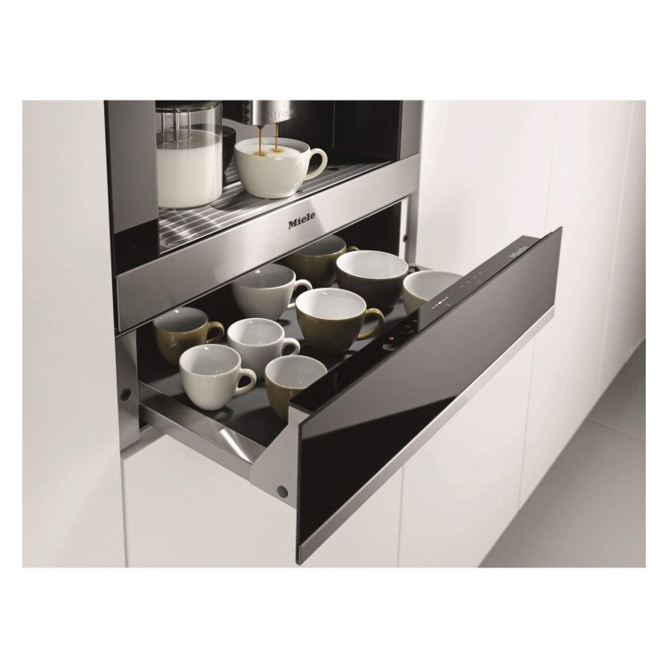 Miele ESW6214clst ESW 6214 Touch Control Push-to-open Food And Crockery Warming Drawer With Slow Cook Function - Narrow CleanSteel Trim