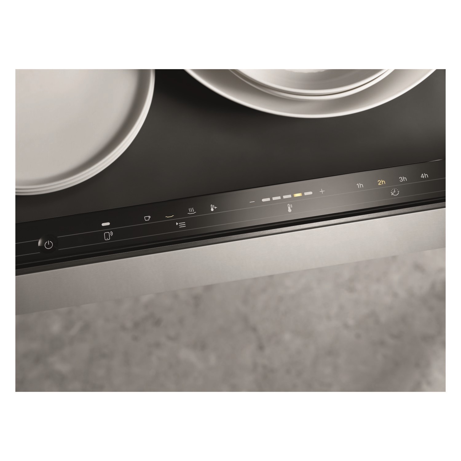 Miele ESW7110clst ESW7110 14cm Height Handleless Warming Drawer