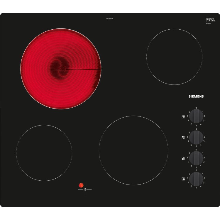 Siemens iQ100 60cm 4 Zone Ceramic Hob
