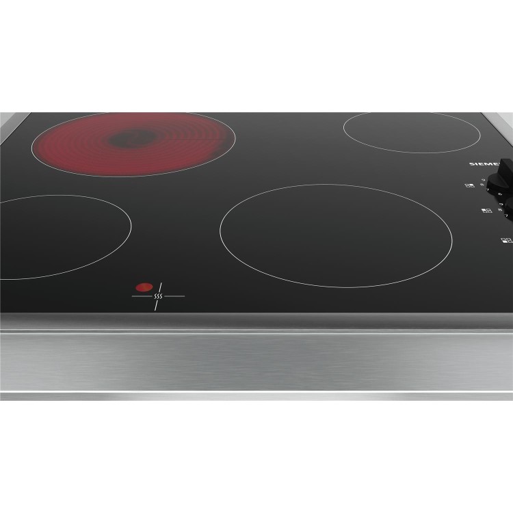 Refurbished Siemens ET645CEA1E iQ100 58cm 4 Zone Electric Ceramic Hob