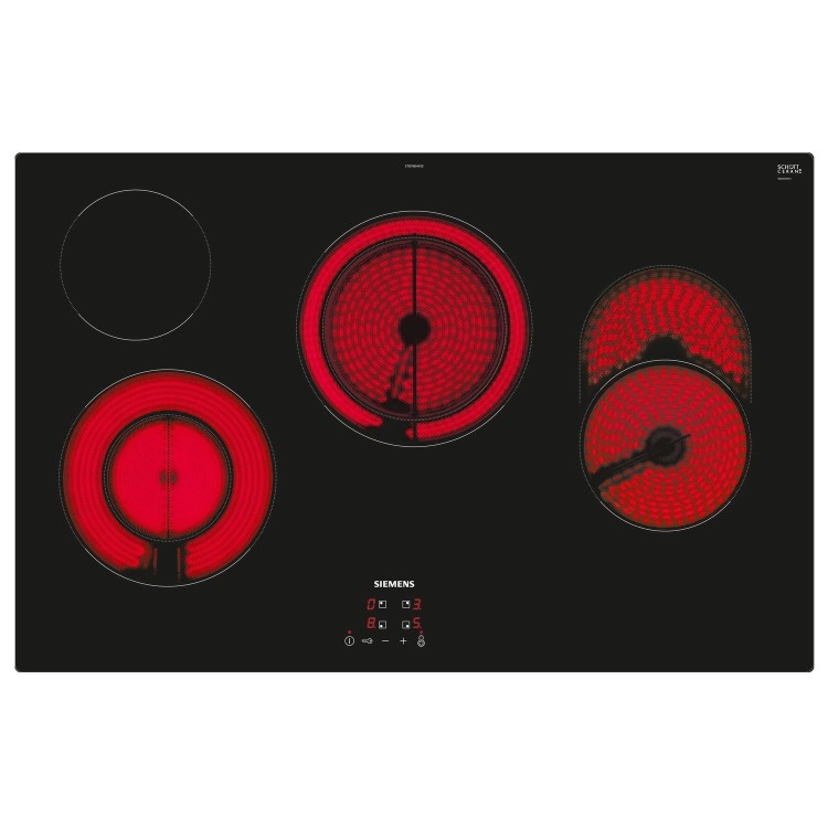 Siemens iQ300 80cm 4 Zone Ceramic Hob