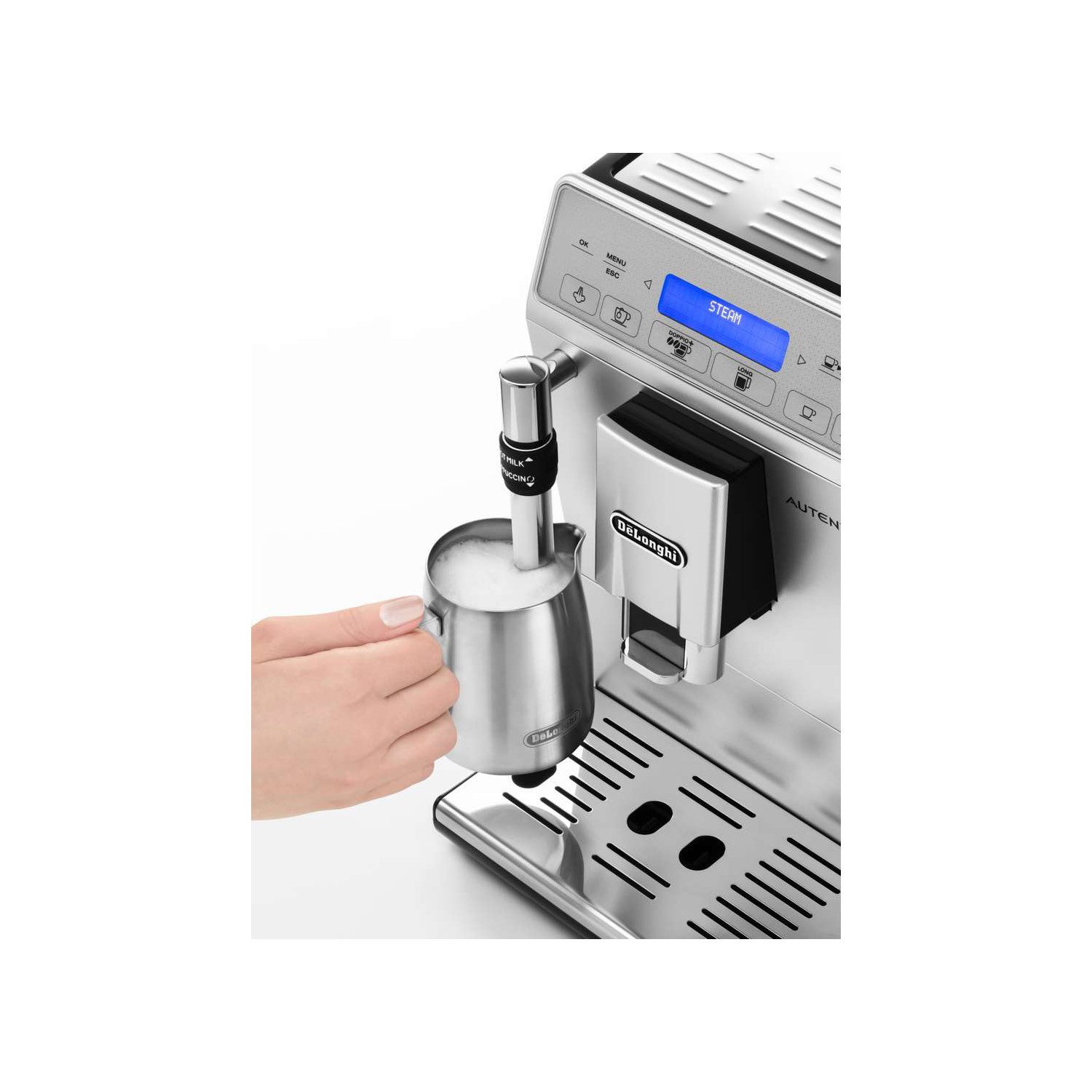 The DeLonghi Autentica ETAM B super-automatic coffee maker: the