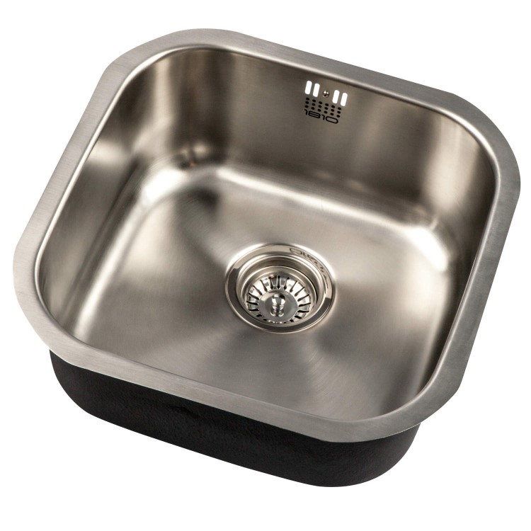 1810 Sink Company 1 Bowl Stainless Steel Chrome Undermount Kitchen Sink - EU/40/U/MS/036