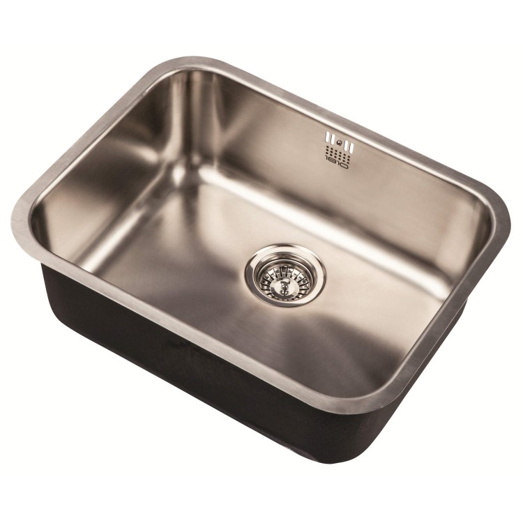 1810 Sink Company 1 Bowl Stainless Steel Chrome Undermount Kitchen Sink - EU/55/U/MS/037