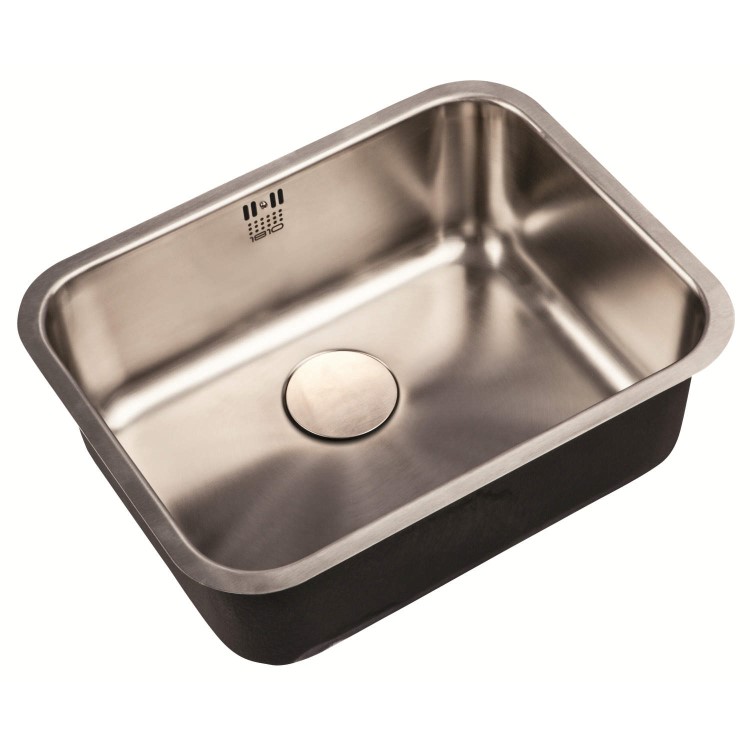 1810 Sink Company 1 Bowl Stainless Steel Chrome Undermount Kitchen Sink - EU/55/U/MS/037