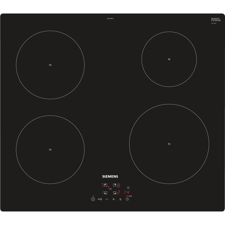 GRADE A1 - Siemens EU611BEB1E iQ100 59cm Induction Hob - Black