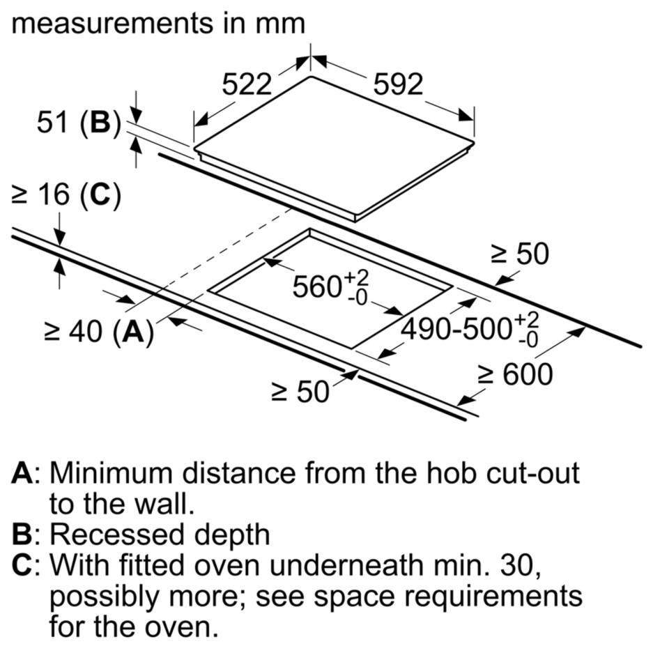 Siemens EU611BEB1E iQ100 59cm Induction Hob Appliances Direct