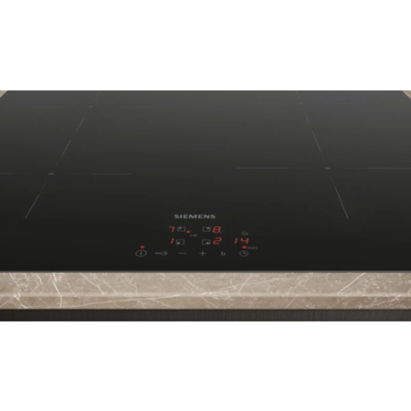 Siemens iQ100 Series 60cm 4 Zone Induction Hob - Black