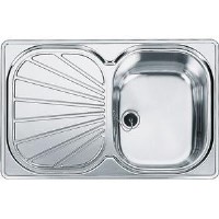 Franke EUX611-78 Erica Single Bowl Reversible Stainless Steel Sink