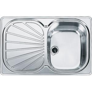 Franke EUX611-78 Erica Single Bowl Reversible Stainless Steel Sink
