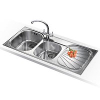Franke EUX621RDP Erica Silk Steel Sink and Tap Designer Pack