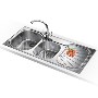 Franke EUX621RDP Erica Silk Steel Sink and Tap Designer Pack
