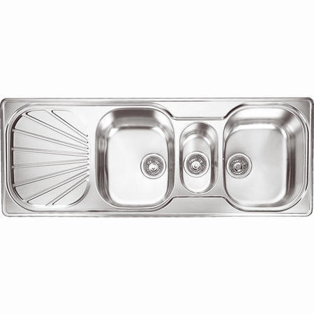 Franke EUX671 Erica Two And A Half Bowl Silk Steel Sink
