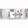 Franke EUX671 Erica Two And A Half Bowl Silk Steel Sink