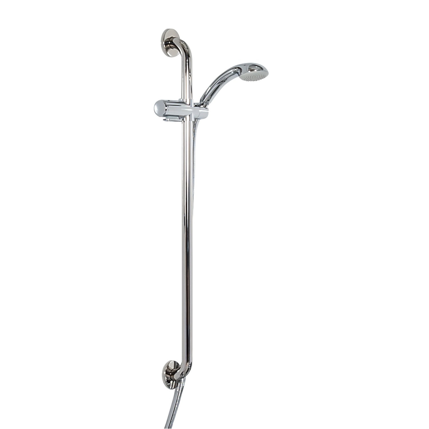 Bristan Stainless Steel Grab Rail and Slide Bar Shower Kit