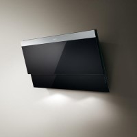 Elica EVITA-BLK Decorative 80cm Angled Chimney Cooker Hood Black