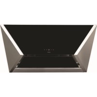 CDA EVM9SS 90cm Geometric Cooker Hood Stainless Steel