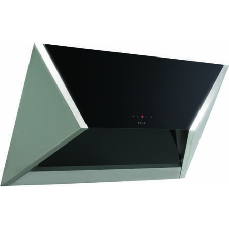 CDA EVM9SS 90cm Geometric Cooker Hood Stainless Steel