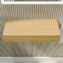 560mm Wood Effect Wall Hung Floating Shelf - Evora