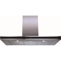 CDA 100cm Slimline Chimney Cooker Hood - Stainless Steel