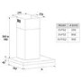 CDA 100cm Slimline Chimney Hood - Stainless Steel