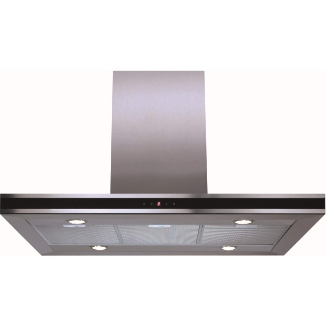 CDA 90cm Slimline Island Cooker Hood Stainless Steel EVPK90SS