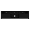 Wide Black Gloss TV Stand with Storage - TV&#39;s up to 77&quot; - Neo