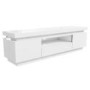 Evoque LED Light Effects White High Gloss TV Unit