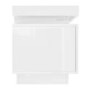 Evoque LED Light Effects White High Gloss TV Unit