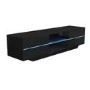 Evoque Large Black High Gloss TV Unit with LED Shelf & Storage - TV's up to 70"