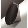 CDA EVQ7BL Level 3 Circular 70cm Chimney Cooker Hood Stainless Steel And Black Glass