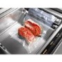 Miele EVS6114 14cm High Vacuum Drawer For Sous Vide Cooking - Black Glass With Wide CleanSteel Trim
