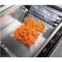 Miele EVS6114 14cm High Vacuum Drawer For Sous Vide Cooking - Black Glass With Wide CleanSteel Trim