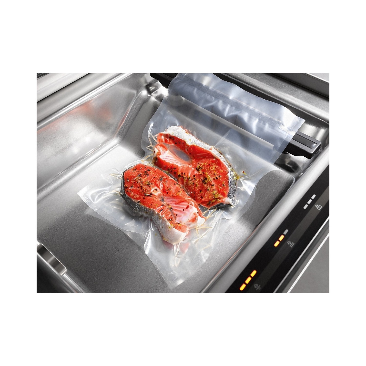 Miele EVS6214 14cm High Vacuum Drawer For Sous Vide Cooking - Black ...