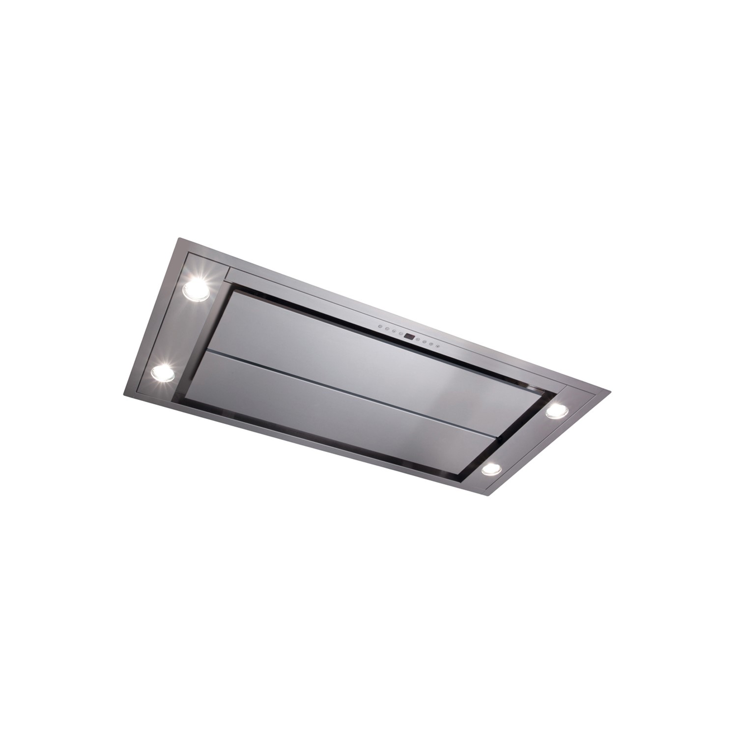 Cda Evx101ss 100cm Ceiling Cooker Hood Kitchen Extractor Stainless Steel Includes Remote Control