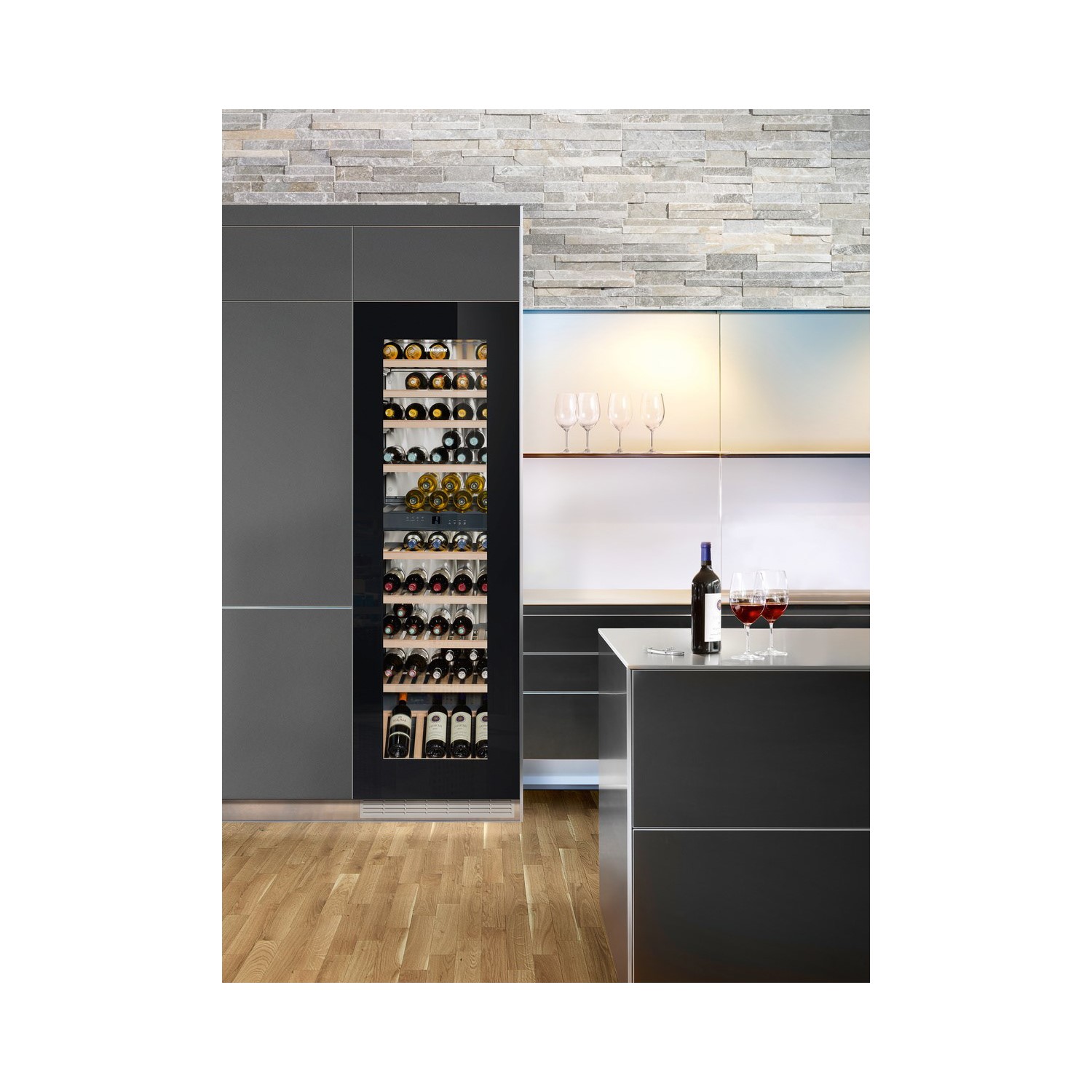Liebherr Vinidor Dual Zone 83 Bottle Builtin Wine Black EWTgb3583 Appliances Direct